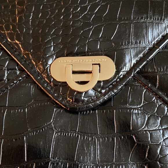 Black clutch bag, French Connection - Picture 3 of 8